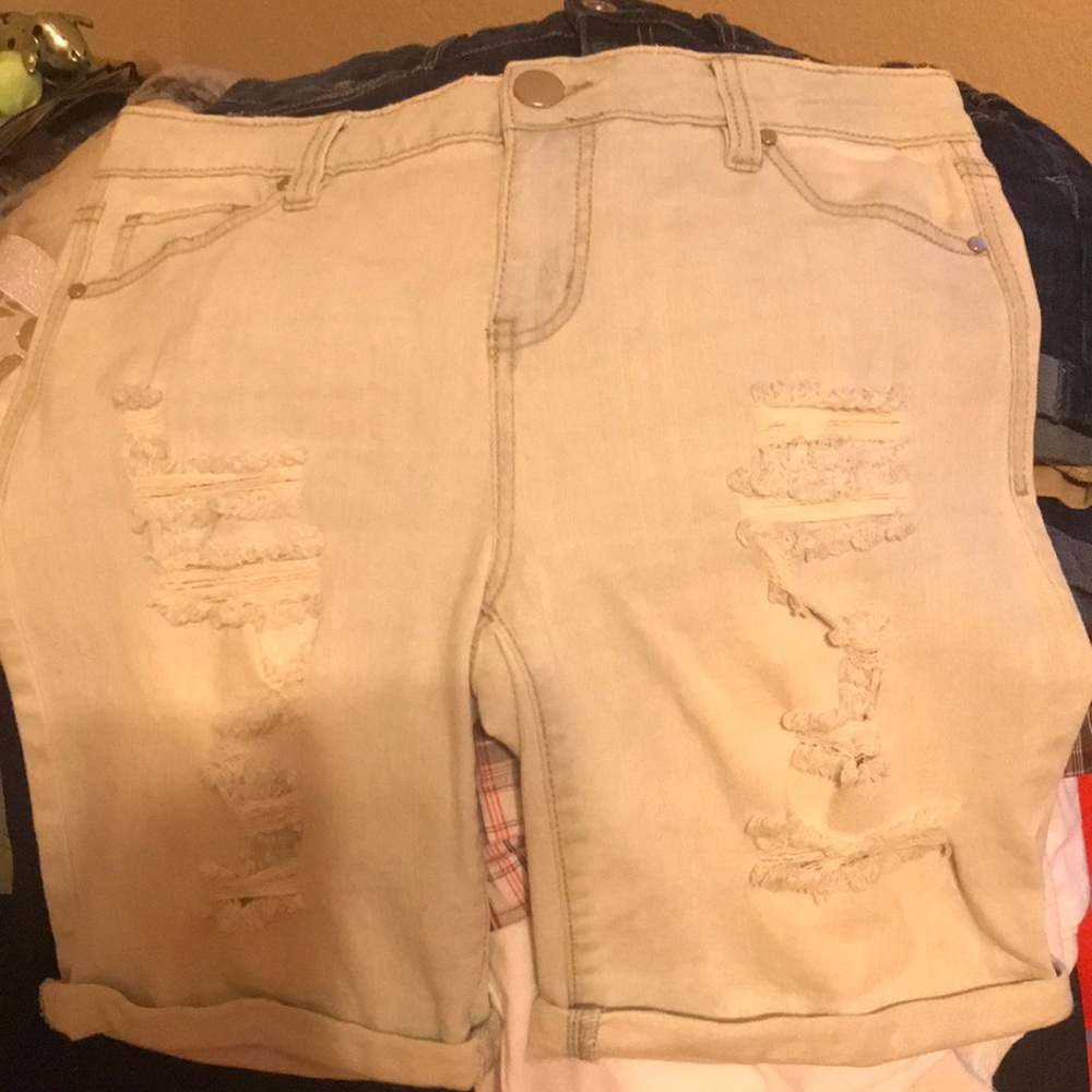 New Sapphire Ink cut up shorts!!